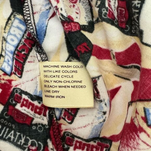 MORRO BAY shirt |  Tropical Cocktail Print Button-Up Shirt | medium - Picture 8 of 8